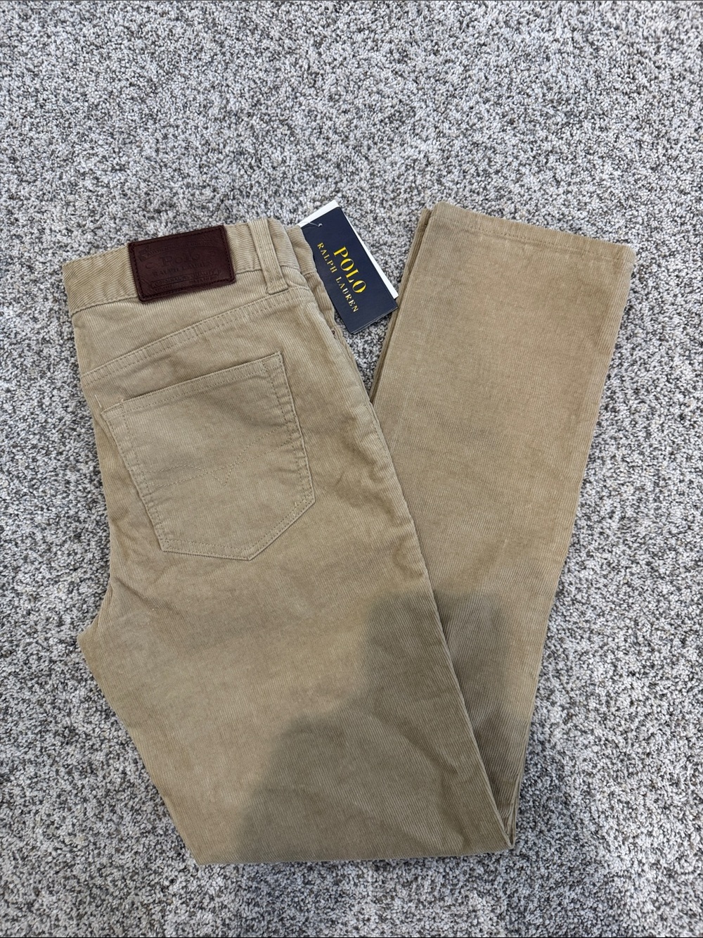 Polo by Ralph Lauren Men’s Khaki Corduroy Pants